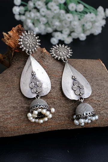 Reeti Silver Replica Earrings