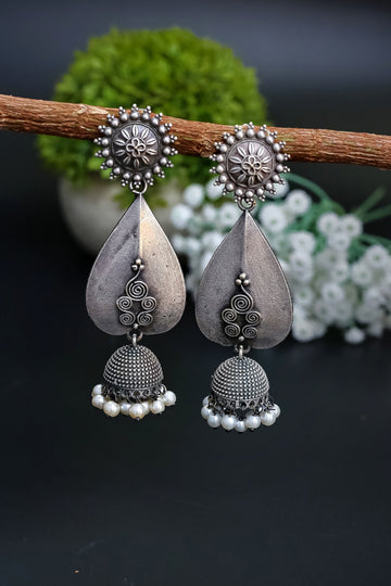 Reeti Silver Replica Earrings