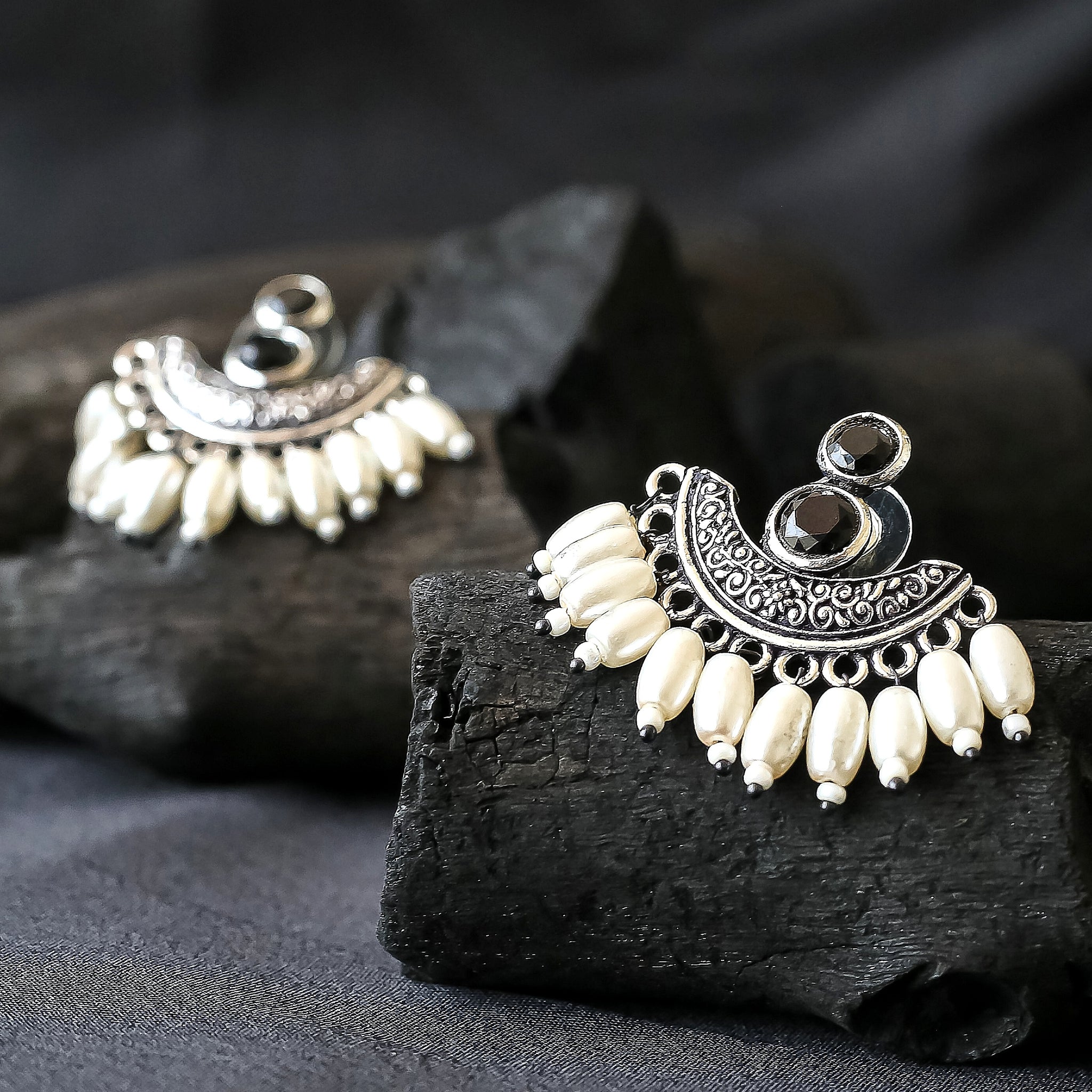 Haani Silver Replica Earrings