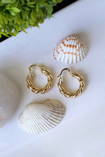 Lucy Gold Hoops