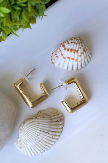 Jenni Matte Gold Earrings