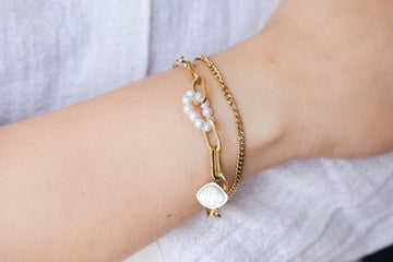 Serene Link Layered Bracelet