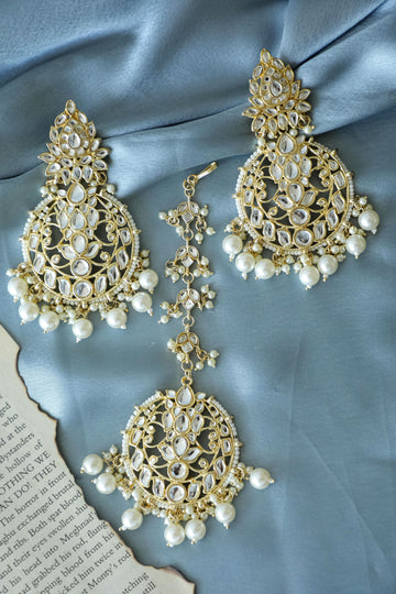 Jiya Classic Tikka Earrings Set