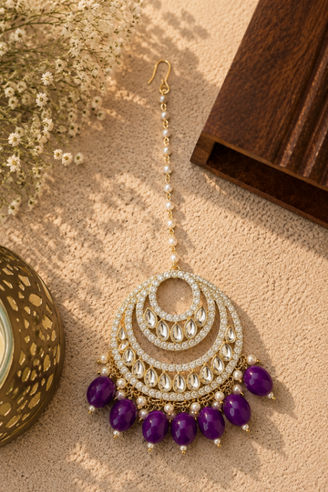 Aarvi Tikka-Earring Set
