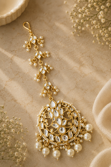 Jiya Classic Tikka Earrings Set