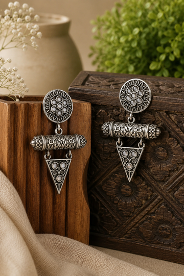 Kashish Triangular Earrings