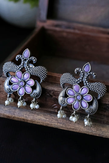 Atrika Silver Replica Earrings